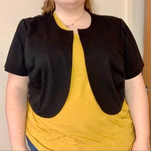 Torrid Crop Short Sleeve Blazer Plus Size 4X